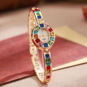 Luxury multi-stone branded watch