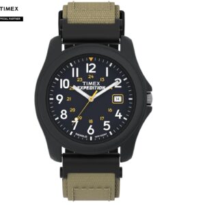Timex Expedition Camper Black Dial Fabric Strap Men's Watch T42571